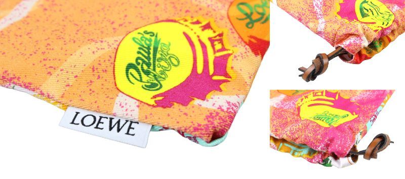  Loewe мешочек сумка сумка draw -тактный кольцо paulazibi The человек рыба русалка парусина розовый orange желтый 