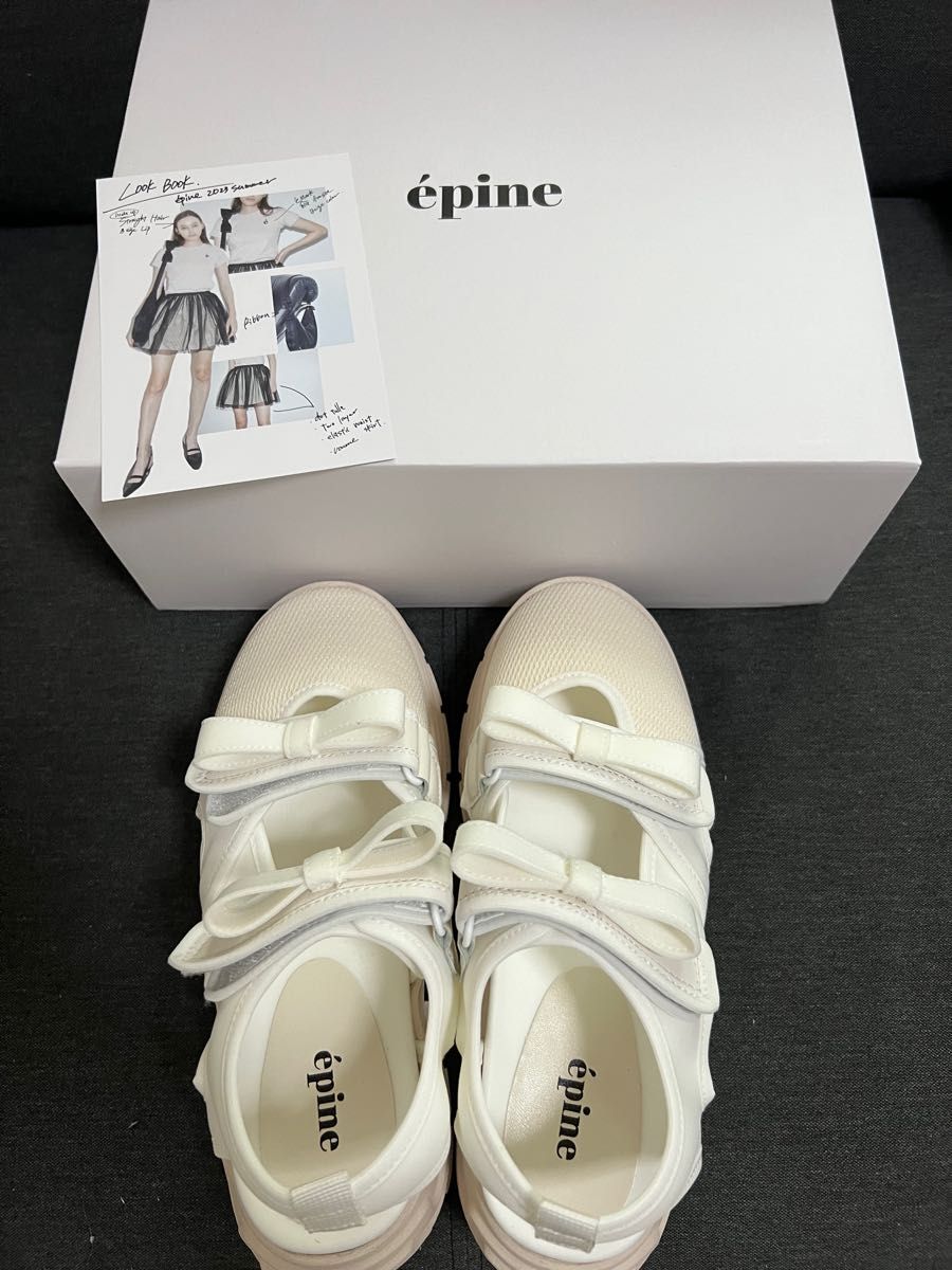 新品 epine double ribbon sneaker sandal - レディースファッション