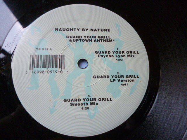 Naughty By Nature / Uptown Anthem 試聴可 US12 SRC刻印入 アッパー名曲HIPHOP CLASSIC Guard Your Grill 収録_画像2