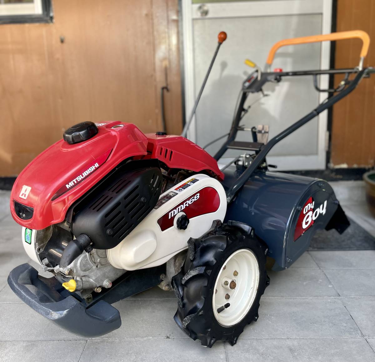 三菱 MMR68。Myboy。ミニ耕運機。管理機。農用トラクター。耕うん機
