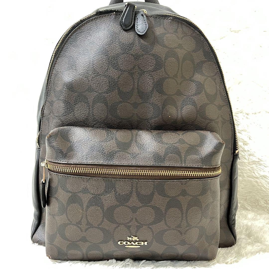 コーチ COACH リュックサック PVC シグネチャー レザー バックパック