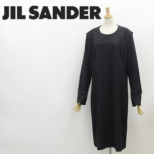 注目の モヘヤ ストレッチ サンダー ジル SANDER 美品◆JIL ショルダー切替 44 チャコールグレー ワンピース その他 注目の モヘヤ ストレッチ サンダー ジル SANDER 美品◆JIL ショルダー切替 44 チャコールグレー ワンピース その他