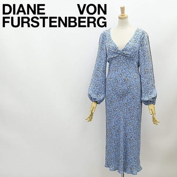 超歓迎された von ◇DIANE FURSTENBERG 6 ワンピース ロング アーム