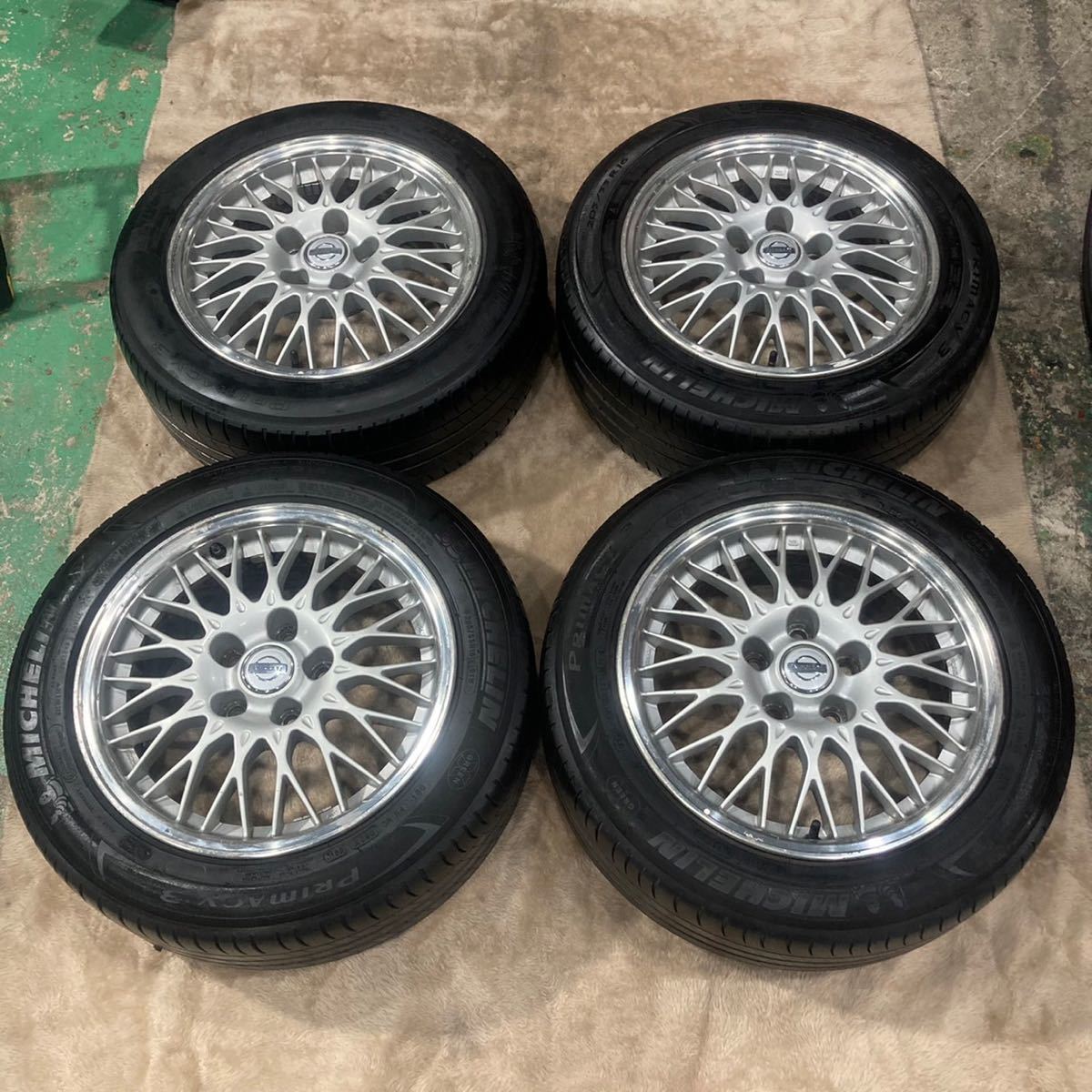 希少】日産 純正 鍛造 アルミ ホイール 4本 セット BBS 16インチ 希少】日産 純正 鍛造 アルミ ホイール 4本 セット BBS 16インチ