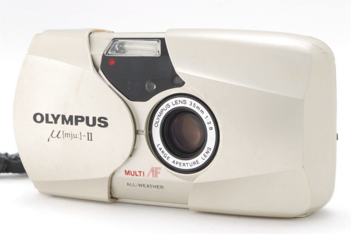 ☆美品☆ Olympus mju II コンパクトフィルムカメラ #00112 | www