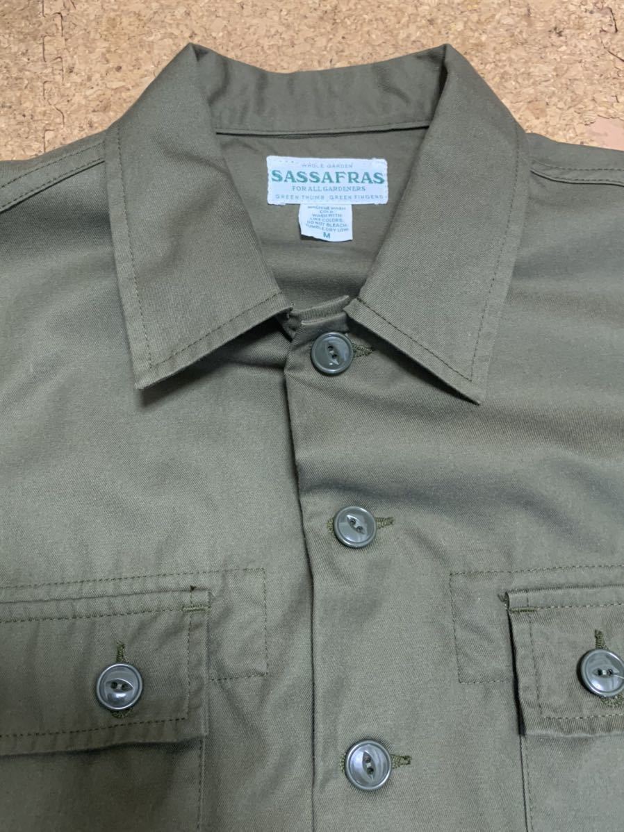 極美品 ☆送料無料☆ SASSAFRAS/ササフラス GDUジャケット オリーブ Mサイズ
