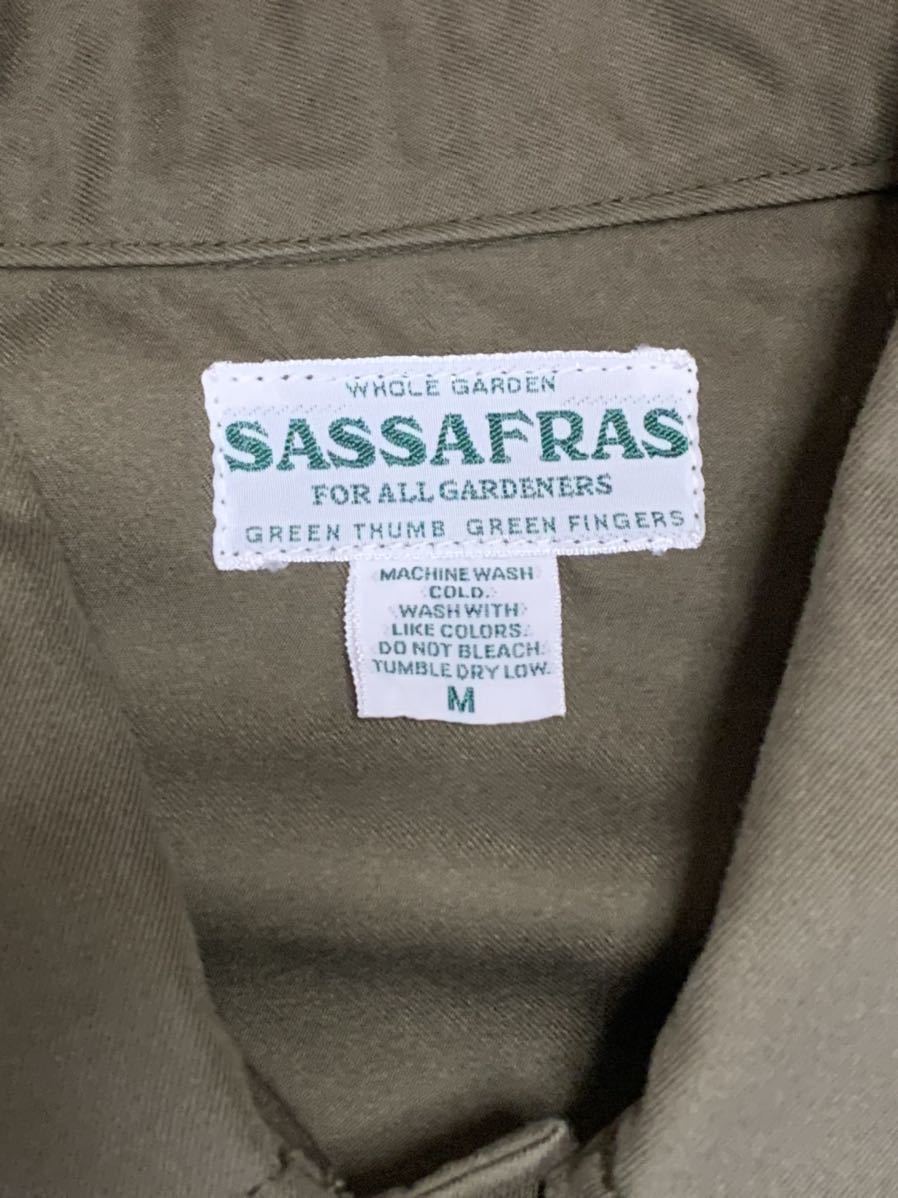 極美品 ☆送料無料☆ SASSAFRAS/ササフラス GDUジャケット オリーブ Mサイズ