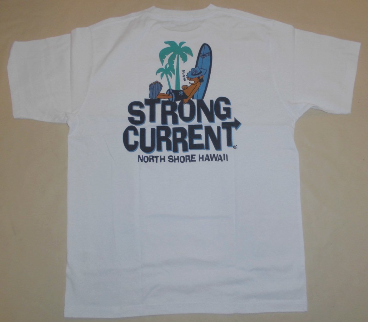 ＳＴＲＯＮＧ ＣＵＲＲＥＮＴ プリントＴシャツ スリープボーイ ホワイトＸＬ飛脚ゆうパケット便で送料無料！_画像2