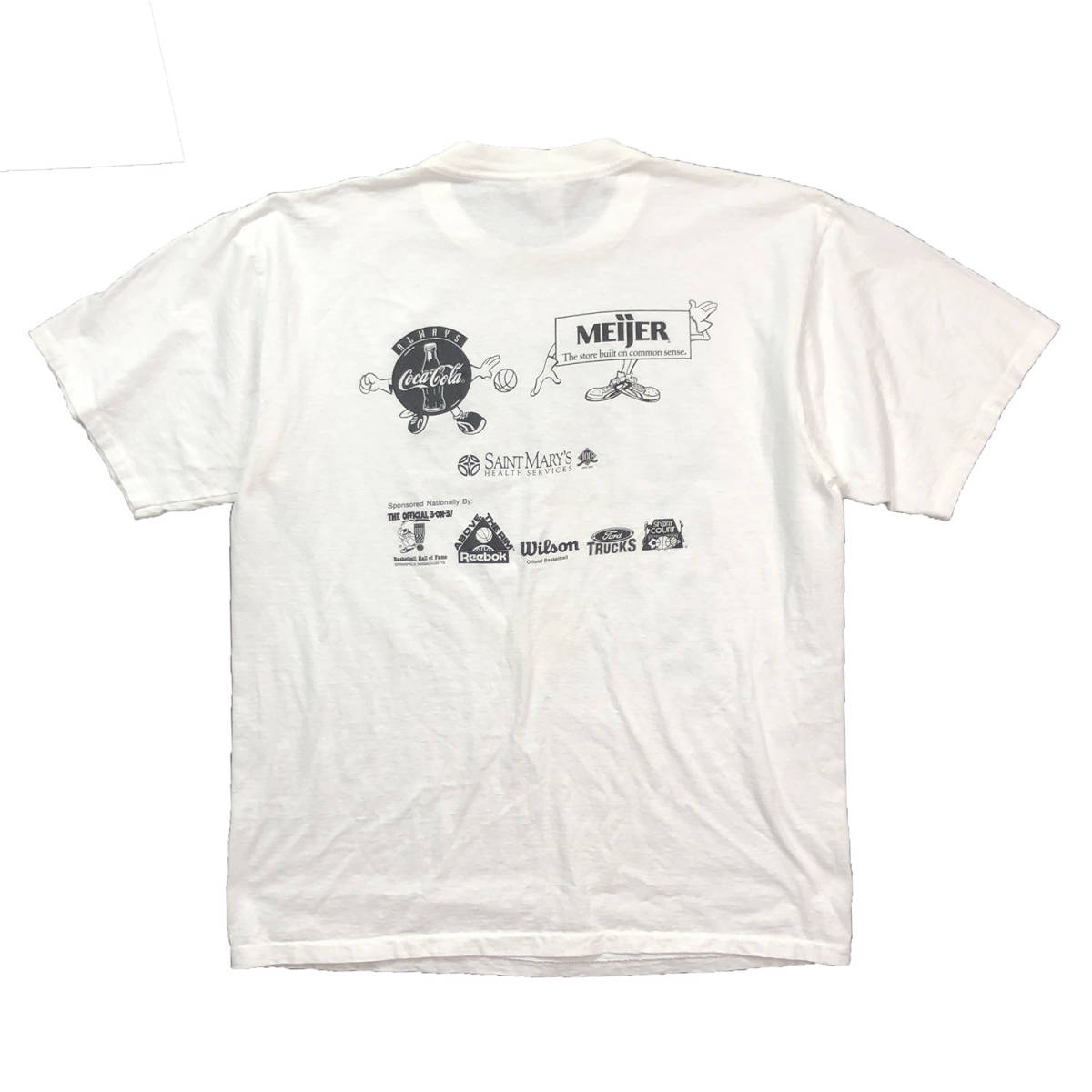 90S ヴィンテージ GUS MACKER バスケットボール 1993 オールド Tシャツ シングルステッチ メンズXL 大きいサイズ USA 古着 BA1879