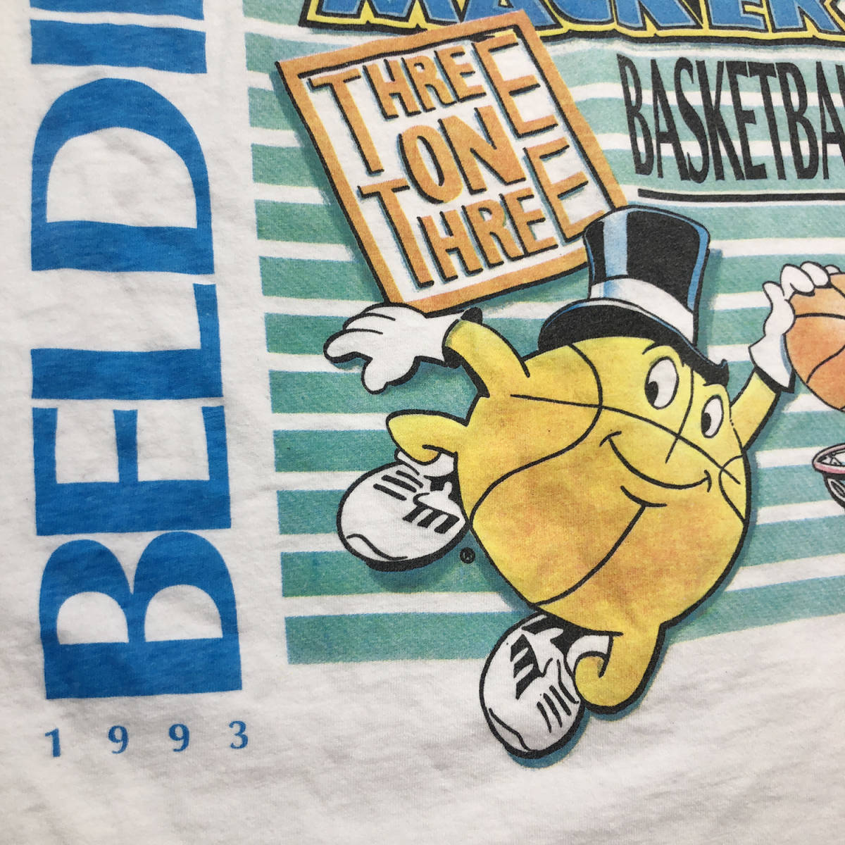 90S ヴィンテージ GUS MACKER バスケットボール 1993 オールド Tシャツ シングルステッチ メンズXL 大きいサイズ USA 古着 BA1879_画像4