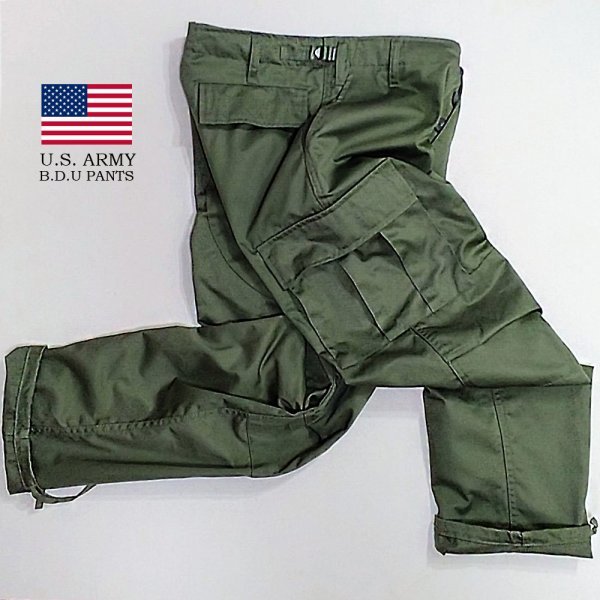 medium regular OD U.S.army BDU pants カーゴパンツ 6ポケット パンツミリタリー キャンプ アウトドア サバゲー ストリート アメカジus_画像1