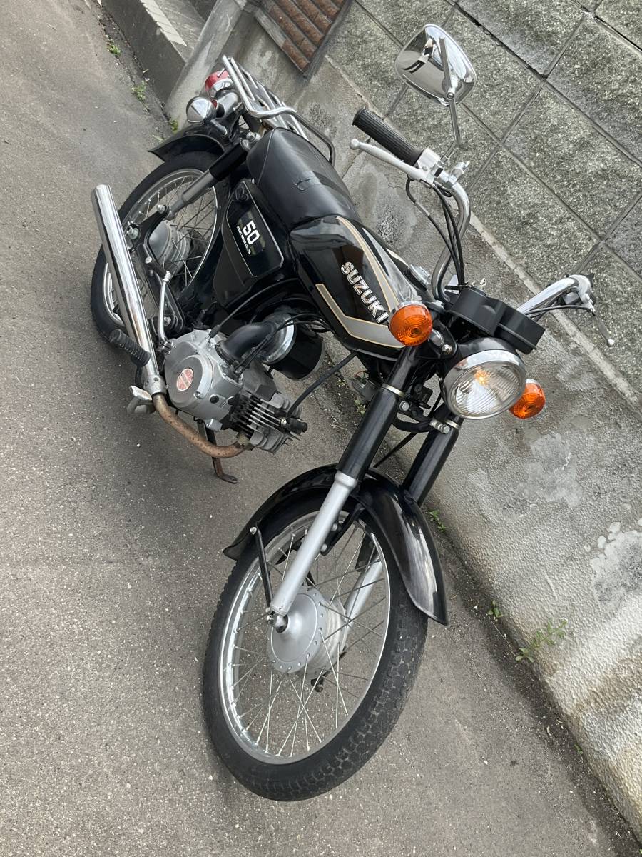 「原付　オートバイ　スズキ　k50 旧車　2スト　キャブ車　北海道　旭川市」の画像2
