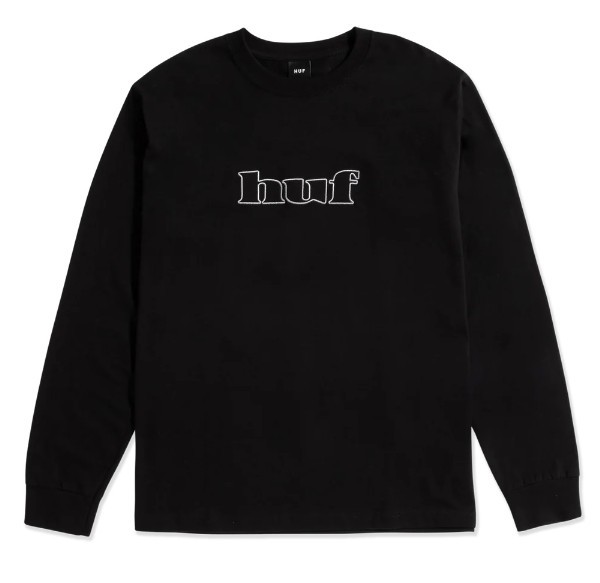 HUF*ハフ*US:XXL[CERTIFICATE]ブラック/長袖Tシャツ