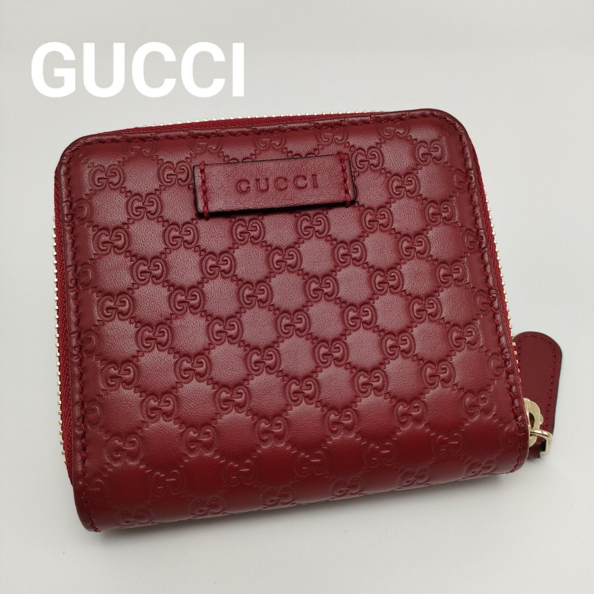 GUCCI 赤 折り財布 新品未使用