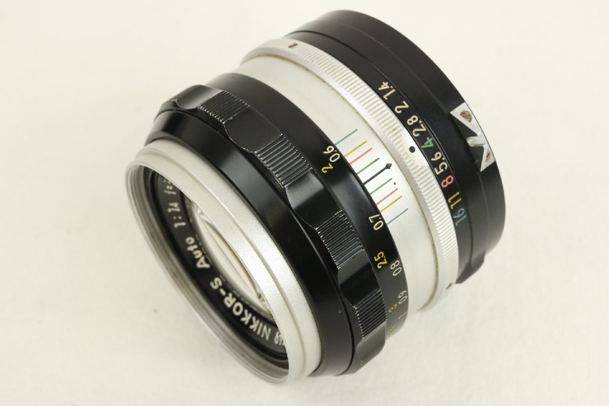 ニコン Nikon F アイレベル 中期型 レンズ 非Ai NIKKOR-S 50mm F1.4+