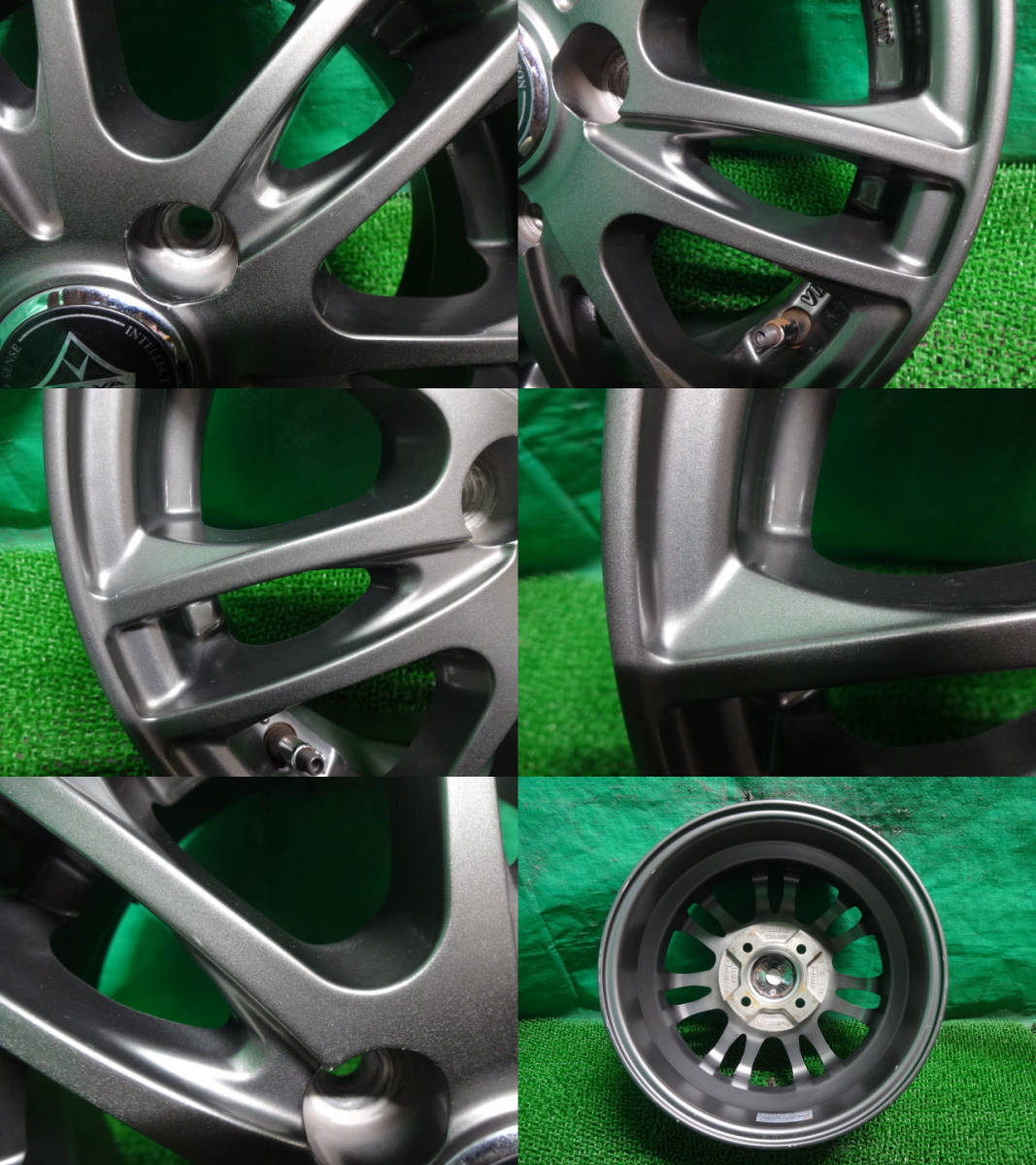 ウェッズ ヴェルヴァ Weds VELVA●13×5J +36 4H PCD100 中古ホイール4本●ミ34_1本目