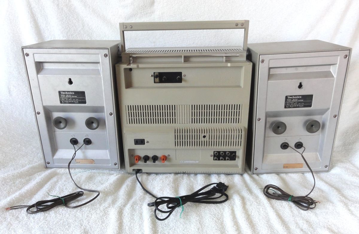 昭和セパレート型ラジカセ】Technics SA-C06 + SB-F07 カセットNG 中古