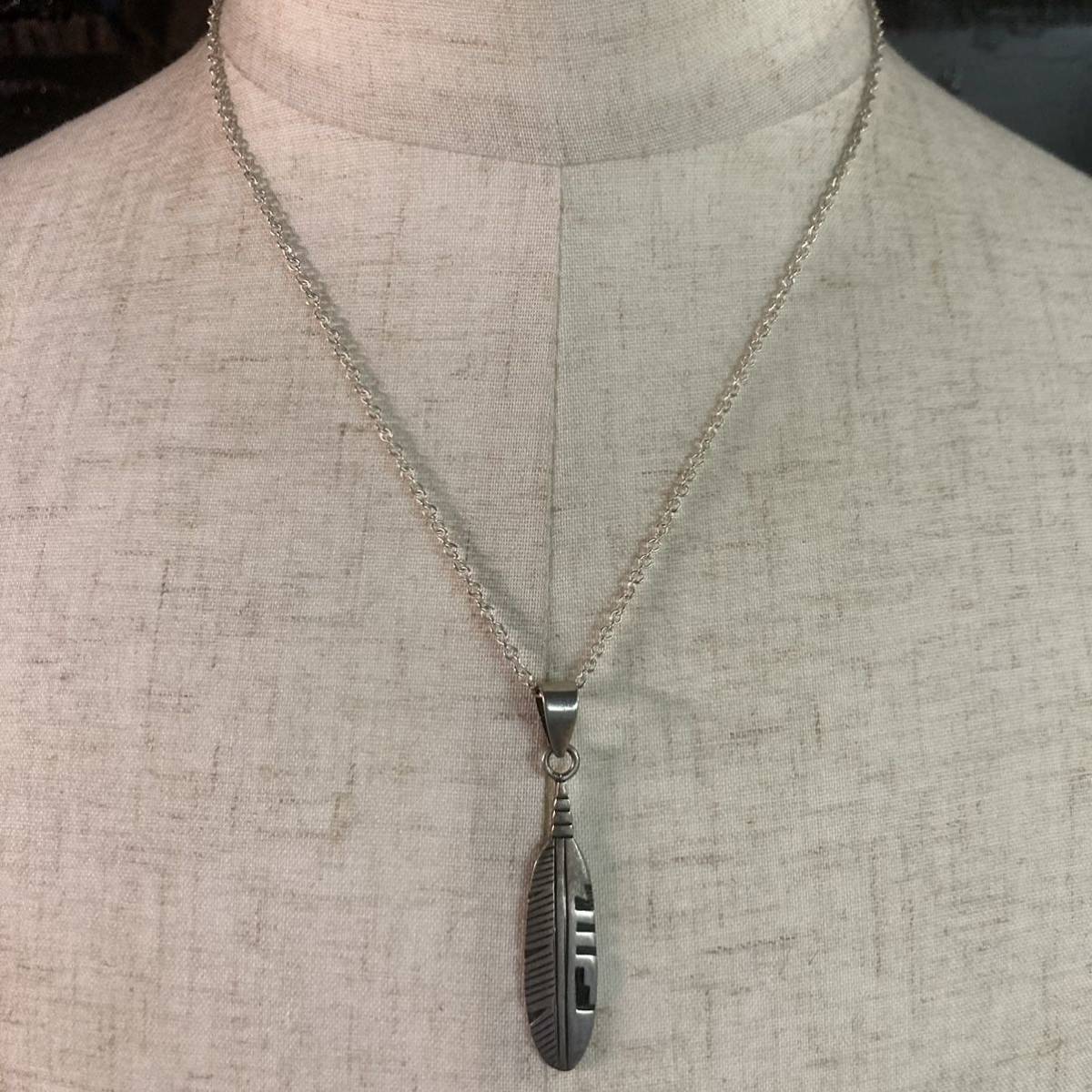日本最大のブランド VINTAGE ヴィンテージ シルバー925フェザー