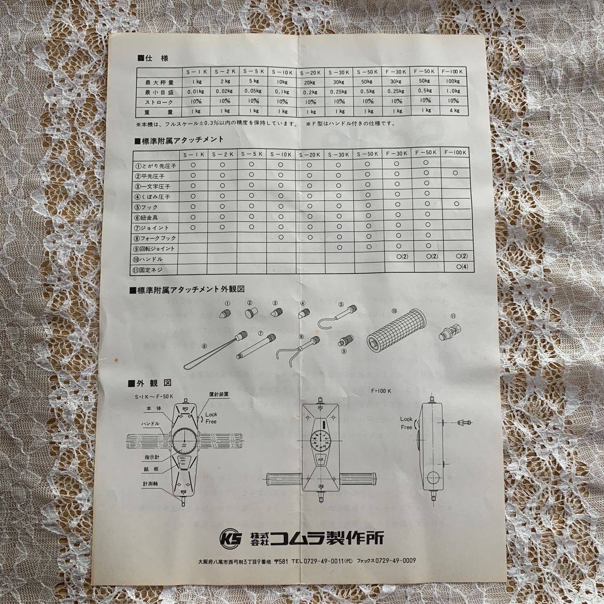 コムラ　プッシュプルスケール 