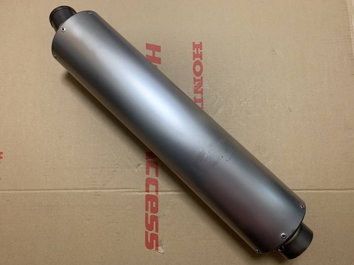 希少!ツキギ製TRアルミサイレンサー 全長550mm 直径100mm 希少!ツキギ製TRアルミサイレンサー 全長550mm 直径100mm