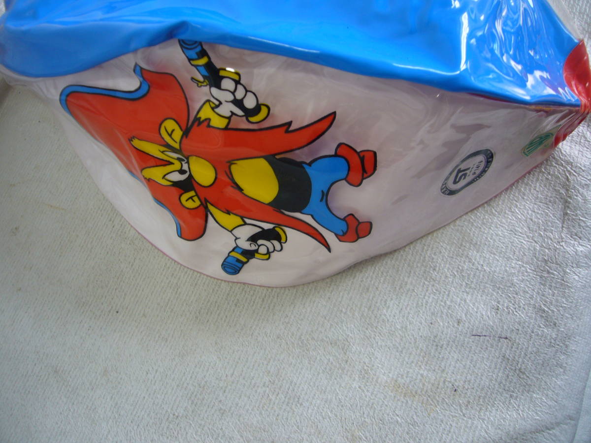  air vinyl Daiwa WARNER BROS [ Bugs Bunny *BEEP] bell entering beach ball 35. unused goods that time thing 