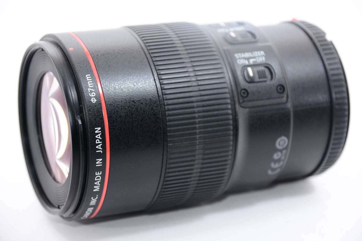 外観特上級】Canon 単焦点マクロレンズ EF100mm F2.8L マクロ IS USM