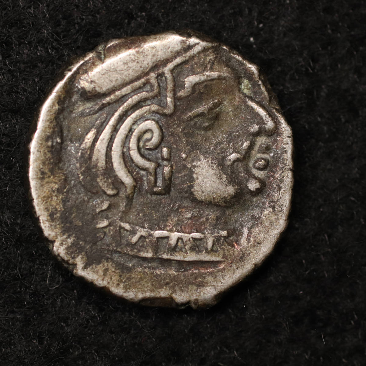 インド・スキタイ王国 西クシャトラパ ドラクマ銀貨（200-400）[E1766]古代ギリシャコイン,古代ローマ_画像1