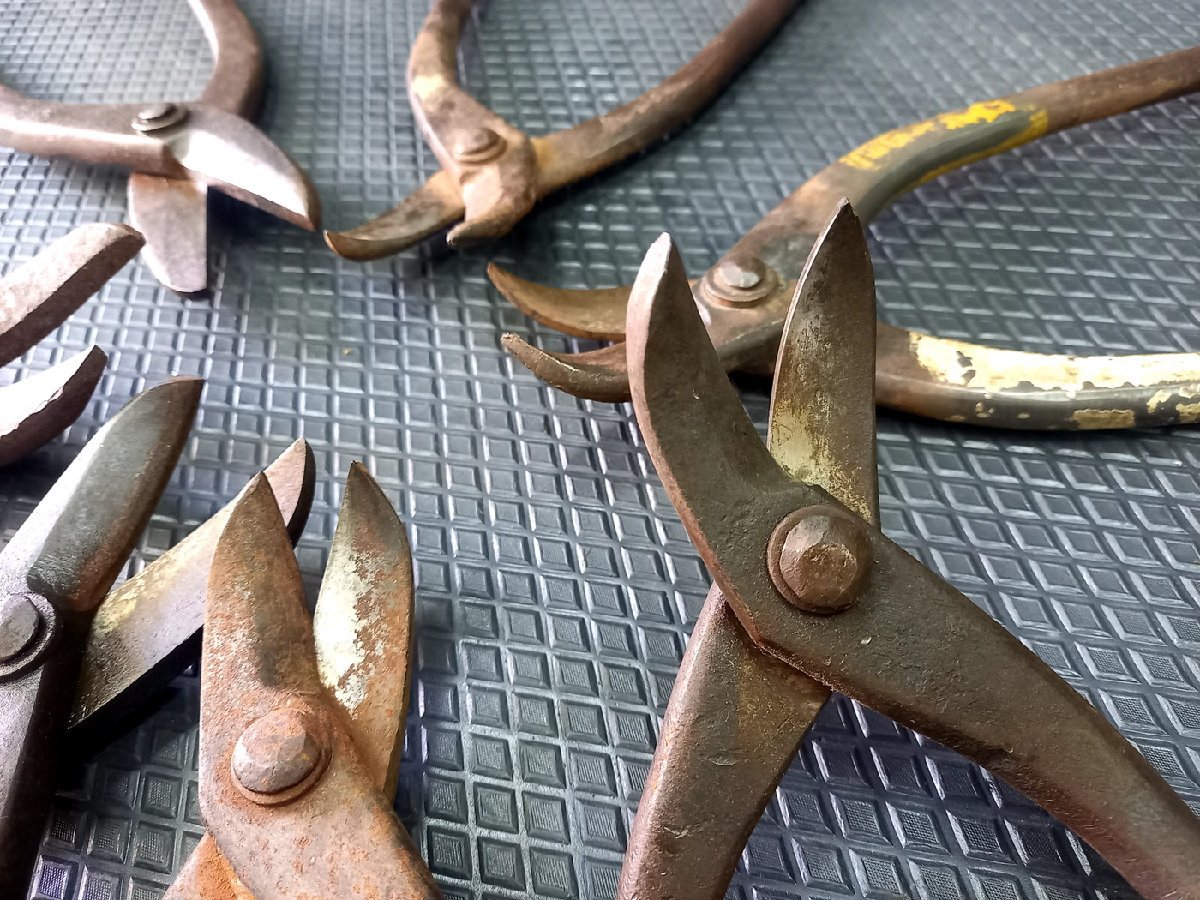 盛光 板金鋏 各種 ◇ 板金ハサミ 板金ばさみ ブリキ鋏 ハサミ 柳刃