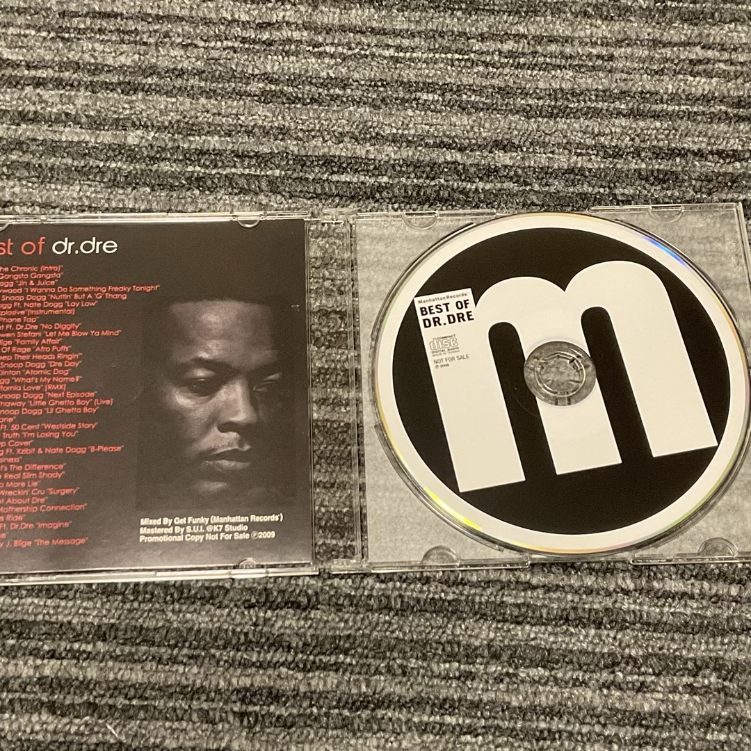 レア Manhattan Records ノベルティ【Best of Dr. Dre】MIX CD / Snoop Dogg/2pac/Death Row_画像2