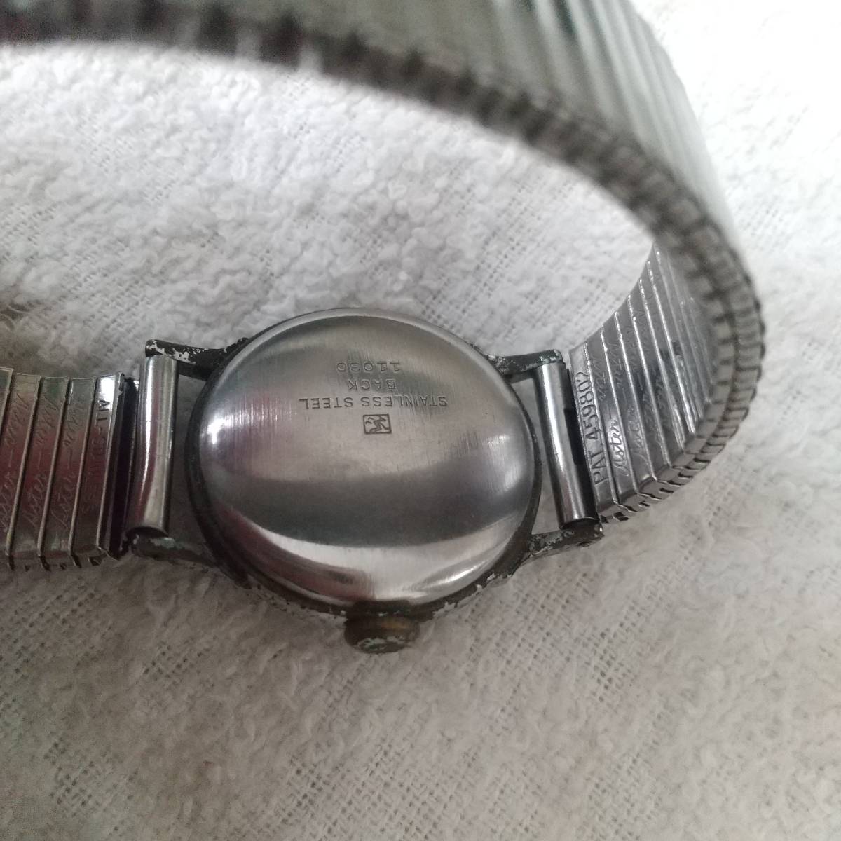 SEIKO SUPER hand winding glass windshield wristwatch 