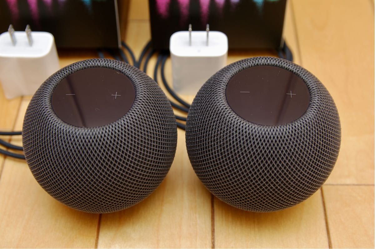 HomePod Mini スペースグレイ2台 保証期間中