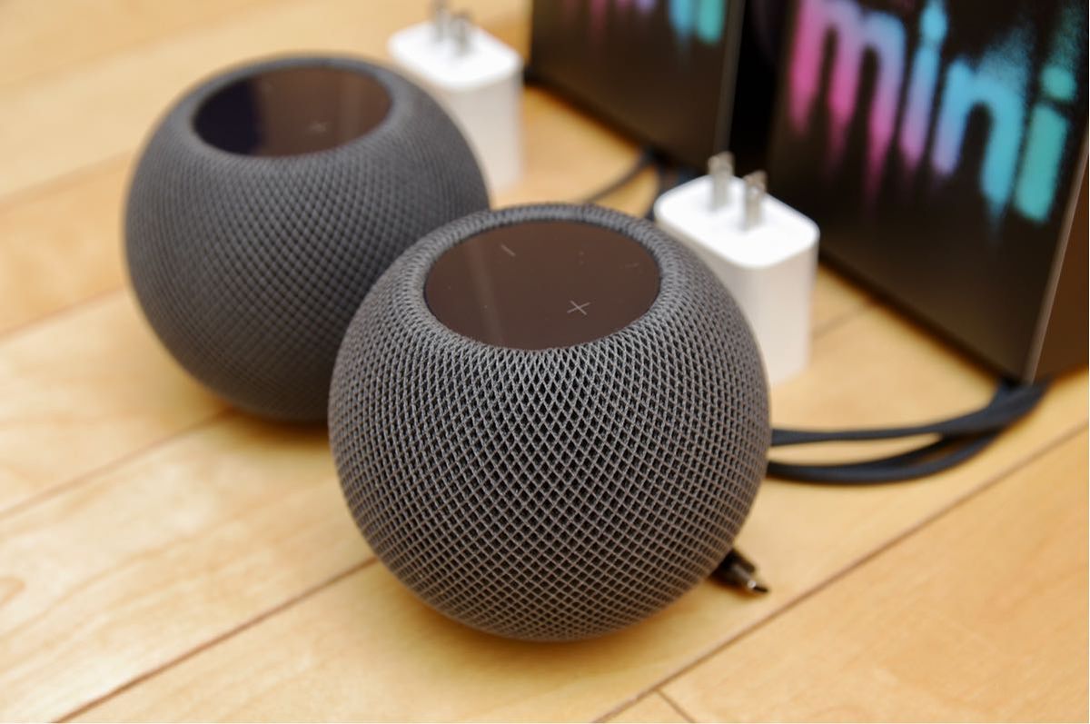 HomePod Mini スペースグレイ2台 保証期間中