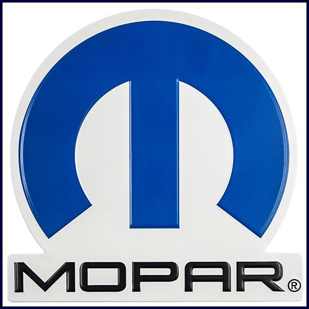【モパー】mopar/MOPAR/クライスラー/プリムス/ダッジ/ジープ/エンボス/ブリキ/看板/ガレージ_画像1