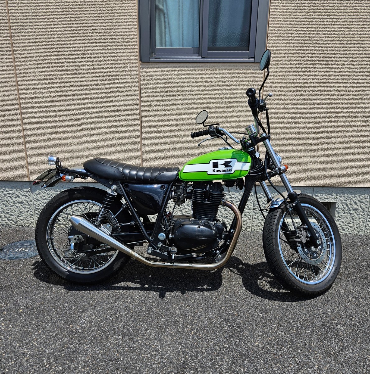 Kawasaki 250TR スカチューン カスタム 車体 本体 整備済み 状態良好 キャブ車 旧車 オフロード エストレヤ ヴィンテージ_画像5