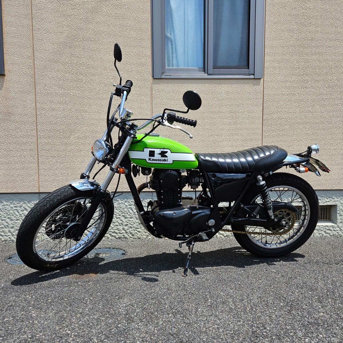 Kawasaki 250TR スカチューン カスタム 車体 本体 整備済み 状態良好 キャブ車 旧車 オフロード エストレヤ ヴィンテージ_画像1