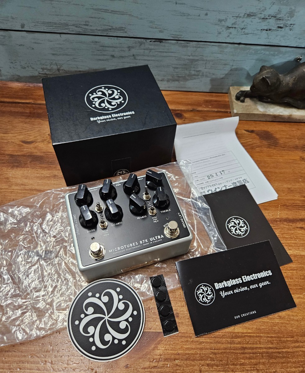 DARKGLASS MICROTUBES B7K ULTRA ベースプリアンプ エフェクター 動作