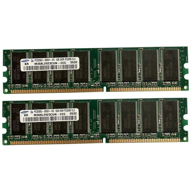 数々の賞を受賞 1GB*2=2GB デスクトップ用メモリ 184pin DIMM 400MHz