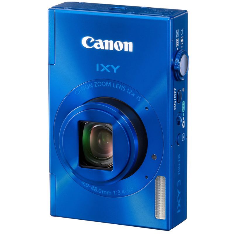 Canon デジタルカメラ IXY 3 約1010万画素 光学12倍ズーム ブルー IXY3(BL)_画像1