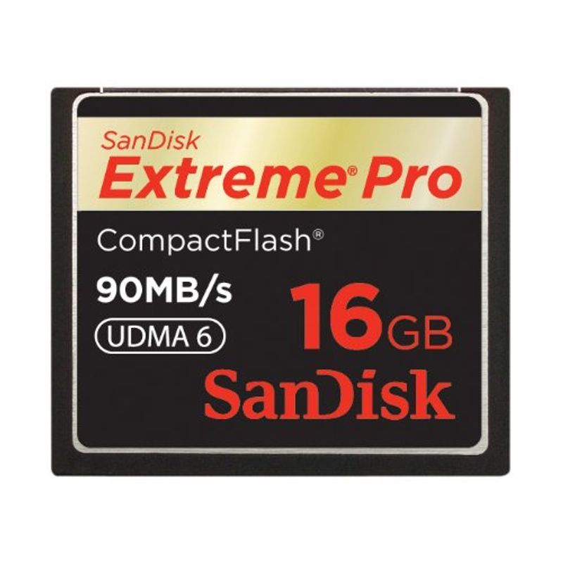 SanDisk Extreme Pro コンパクトフラッシュ 16GB 90MB/Sec. SDCFXP-016G-J91