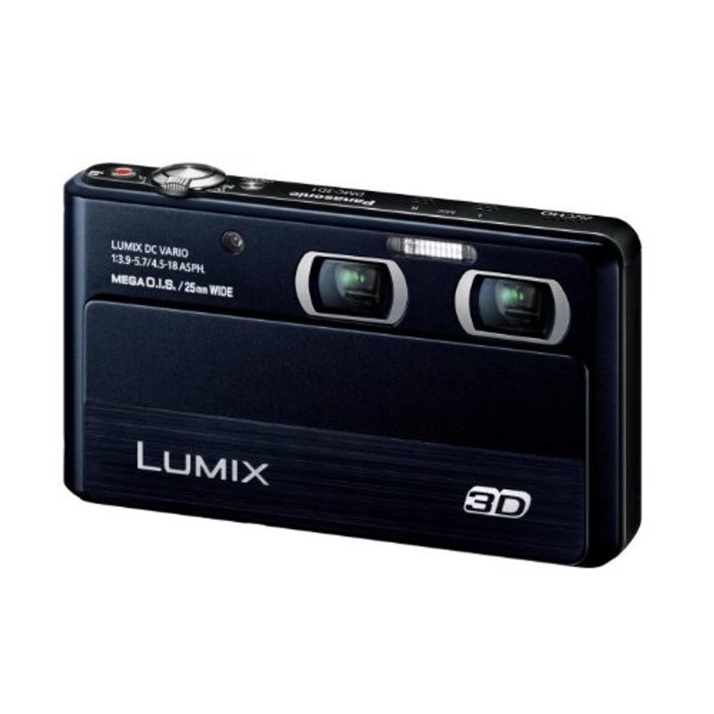 パナソニック デジタルカメラ ルミックス 3D1 光学4倍 ブラック DMC-3D1-K