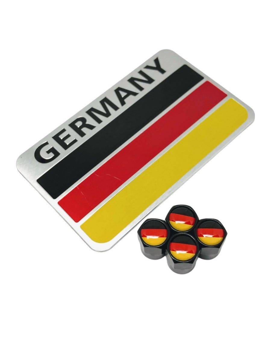 D 黒 ドイツ 国旗 バルブキャップ エンブレム ステッカー フェンダー メルセデスベンツ AMG S C E G V B Aクラス ゲレンデ_画像1