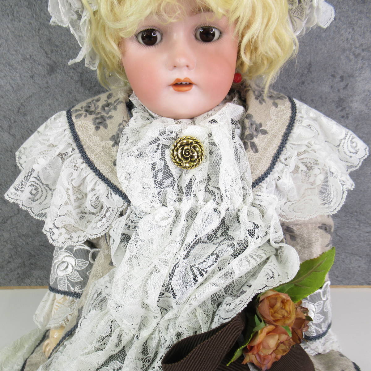 A-4 ⑥ ビスクドール シモン＆ハルビック アンティーク人形 約65cm 