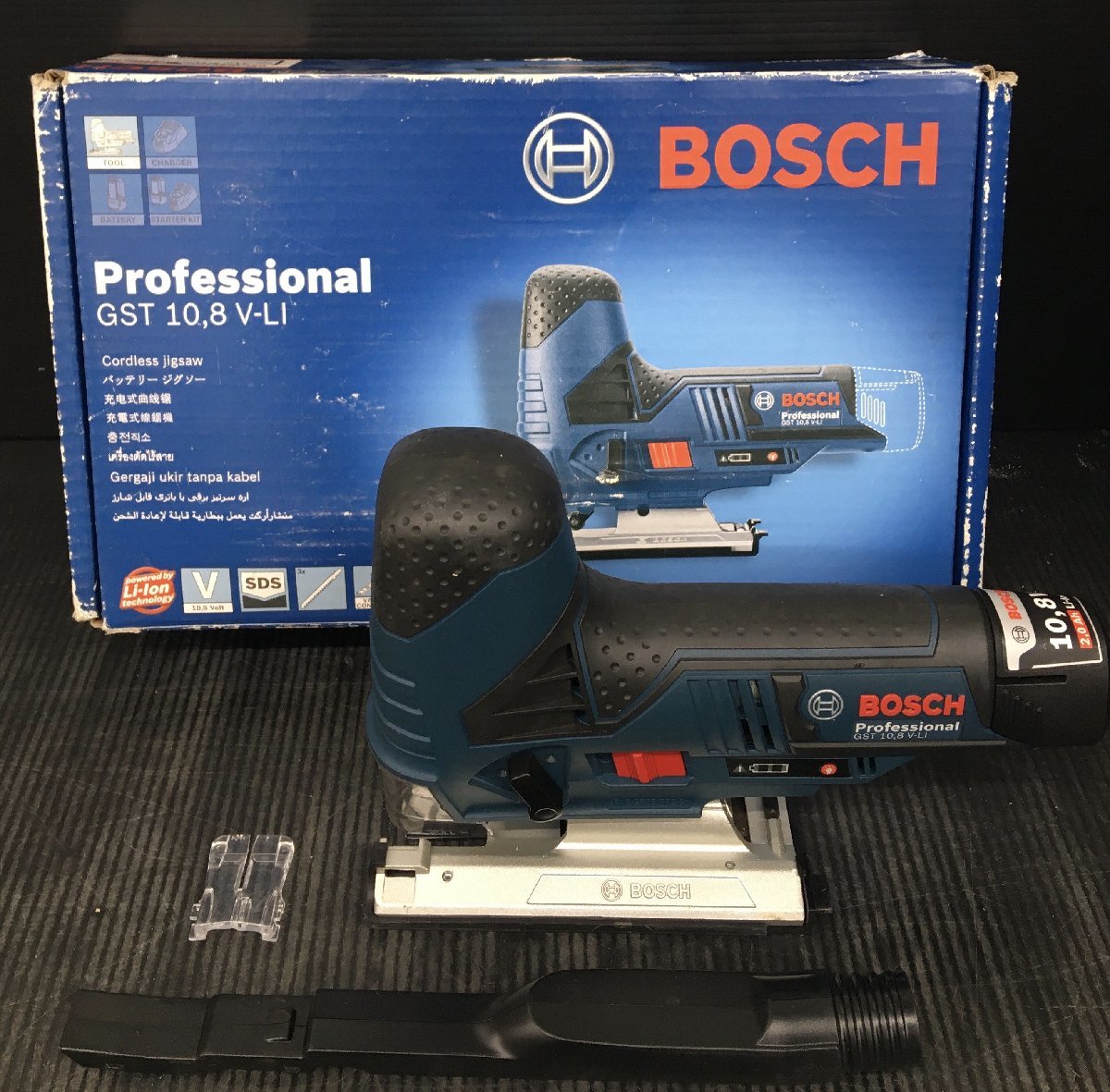 中古品】☆BOSCH(ボッシュ) 10.8Vバッテリージグソー GST10.8V 中古品】☆BOSCH(ボッシュ) 10.8Vバッテリージグソー GST10.8V