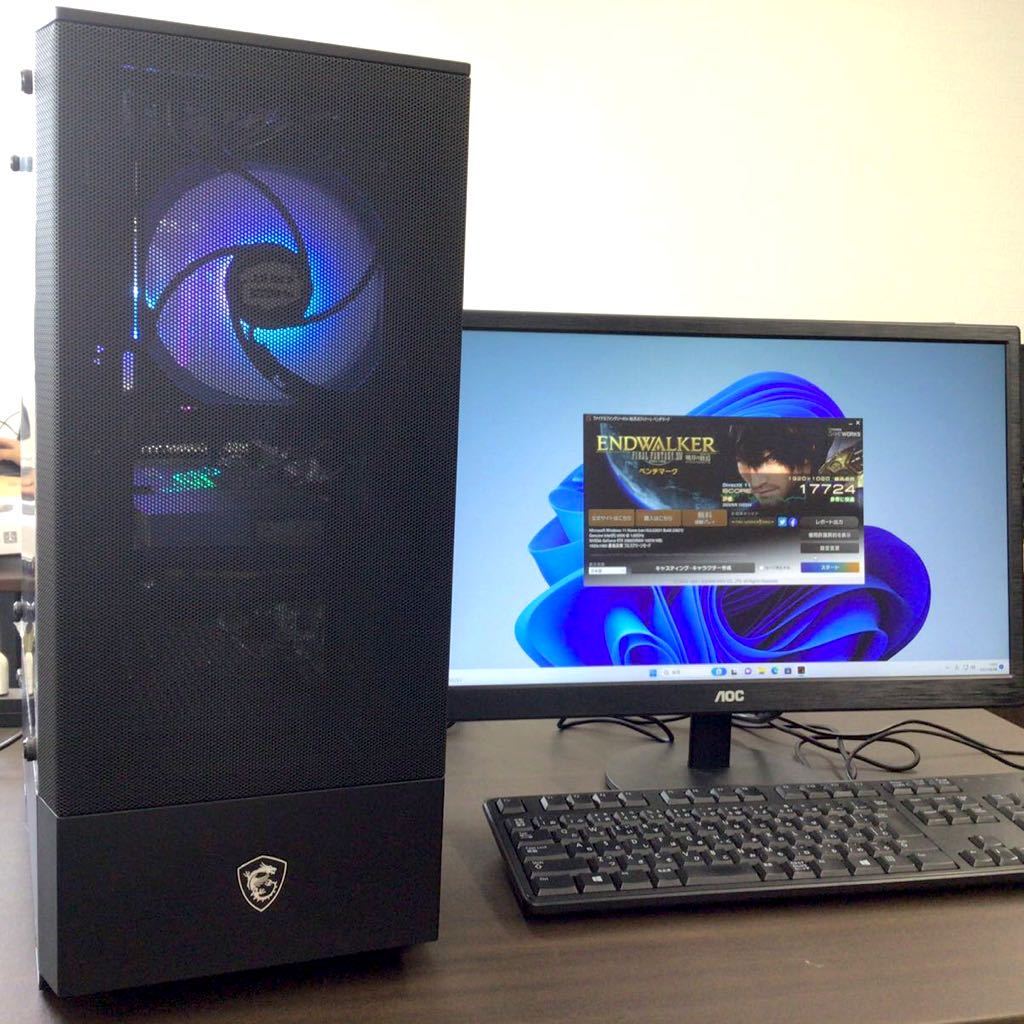 自作 PC ゲーミング デスクトップ / Core i9-11900 ES / 32GB / SSD1TB