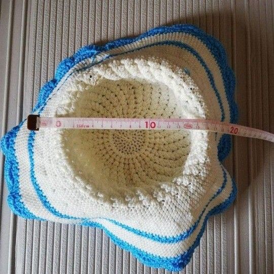 手編みハンドメイド帽子