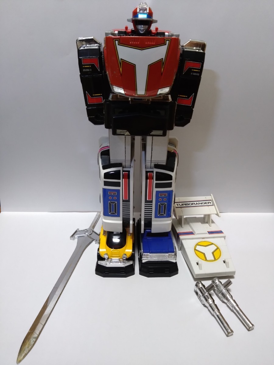 バンダイDX超合金高速戦隊ターボレンジャーターボロボ 五連合体 BANDAI-