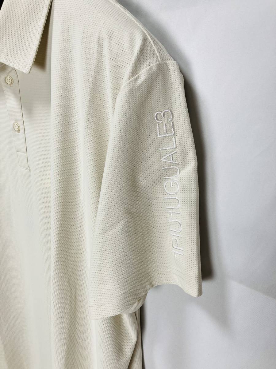 1PIU1UGUALE3 113GOLF FOR SHINGO KATAYAMA PLAIN POLO　プレーンポロシャツ　COOL MAX 素材　片山晋呉　定価30,800円_画像5