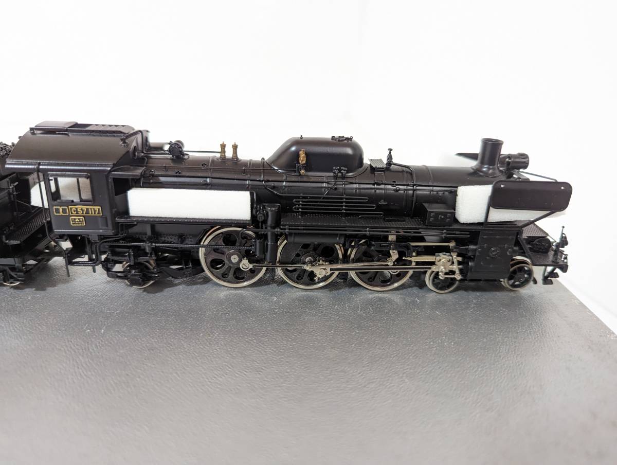 美品 動作確認済み 箱付 希少 天賞堂 0624 C57 1次型 蒸気機関車 No