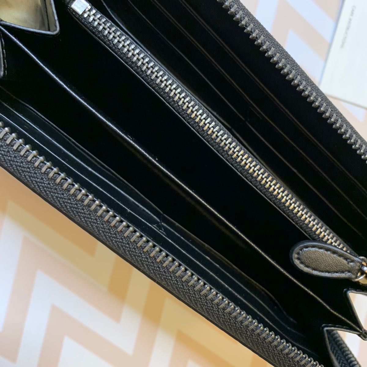 COACH コーチ 長財布 センターライン