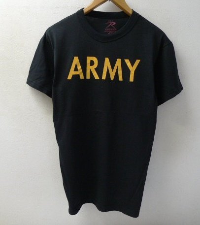 ◆ROTHCO ロスコ アーミー ARMY プリント Tシャツ 黒 サイズM_画像1